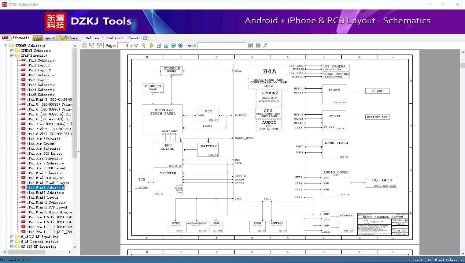 iPad Mini1 Schematic